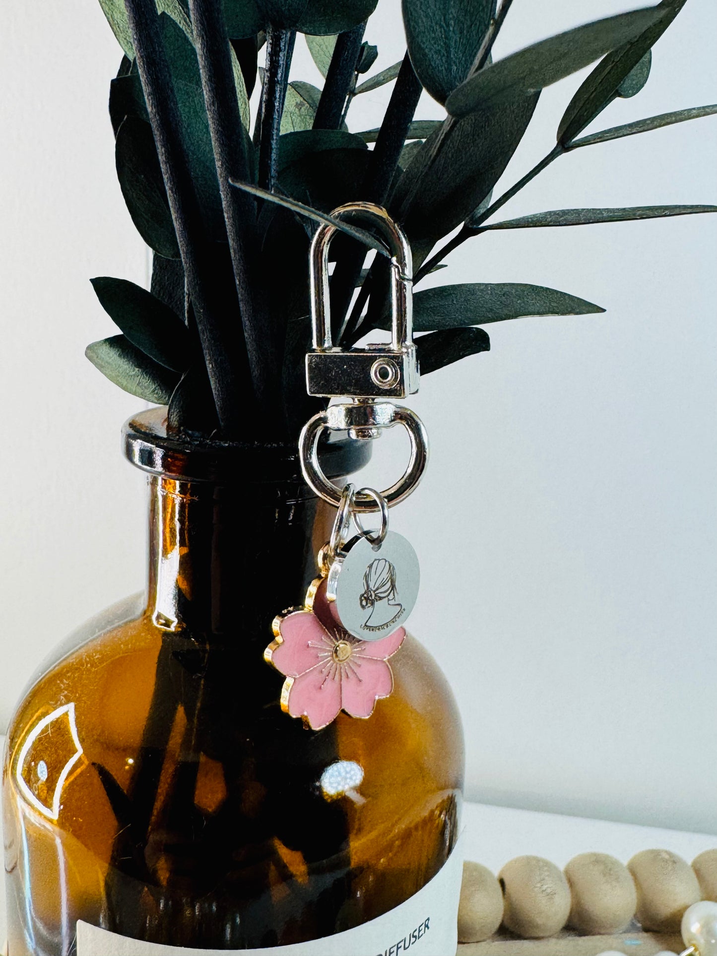 Sakura Keychain Clip