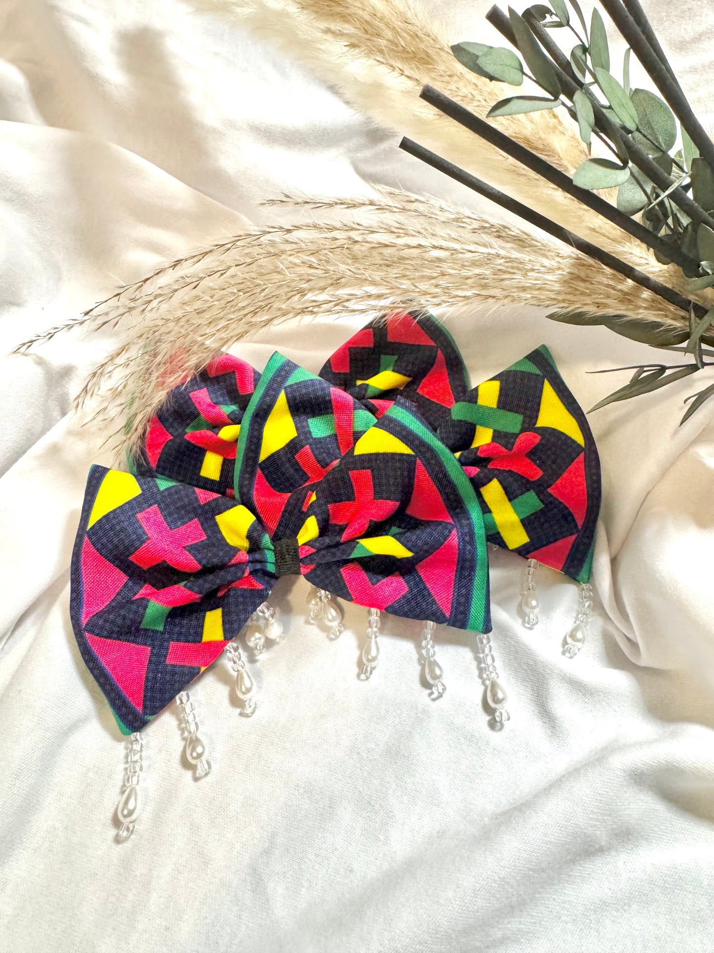 Colorful Bows | Hmong Inspired
