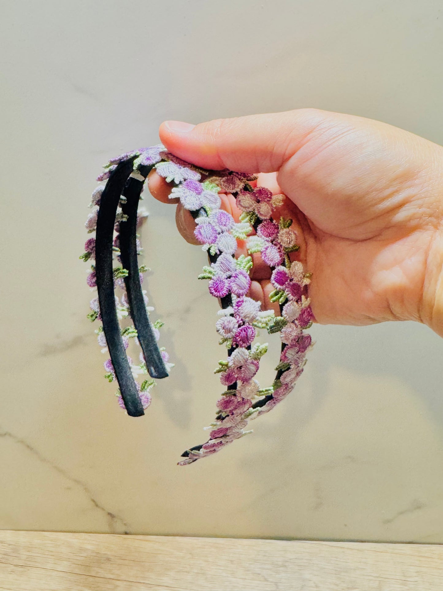 Floral Skinny Headband