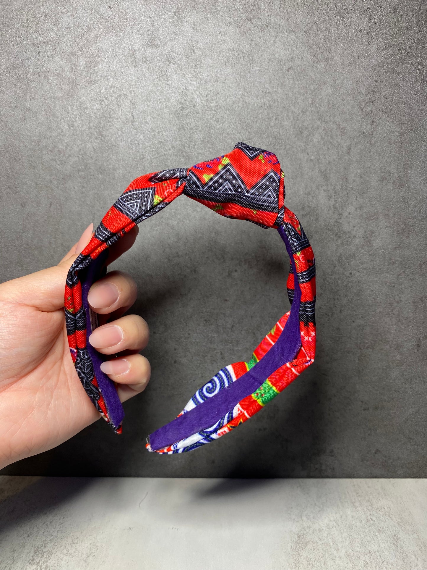 La (Red) - Hmong inspired headband