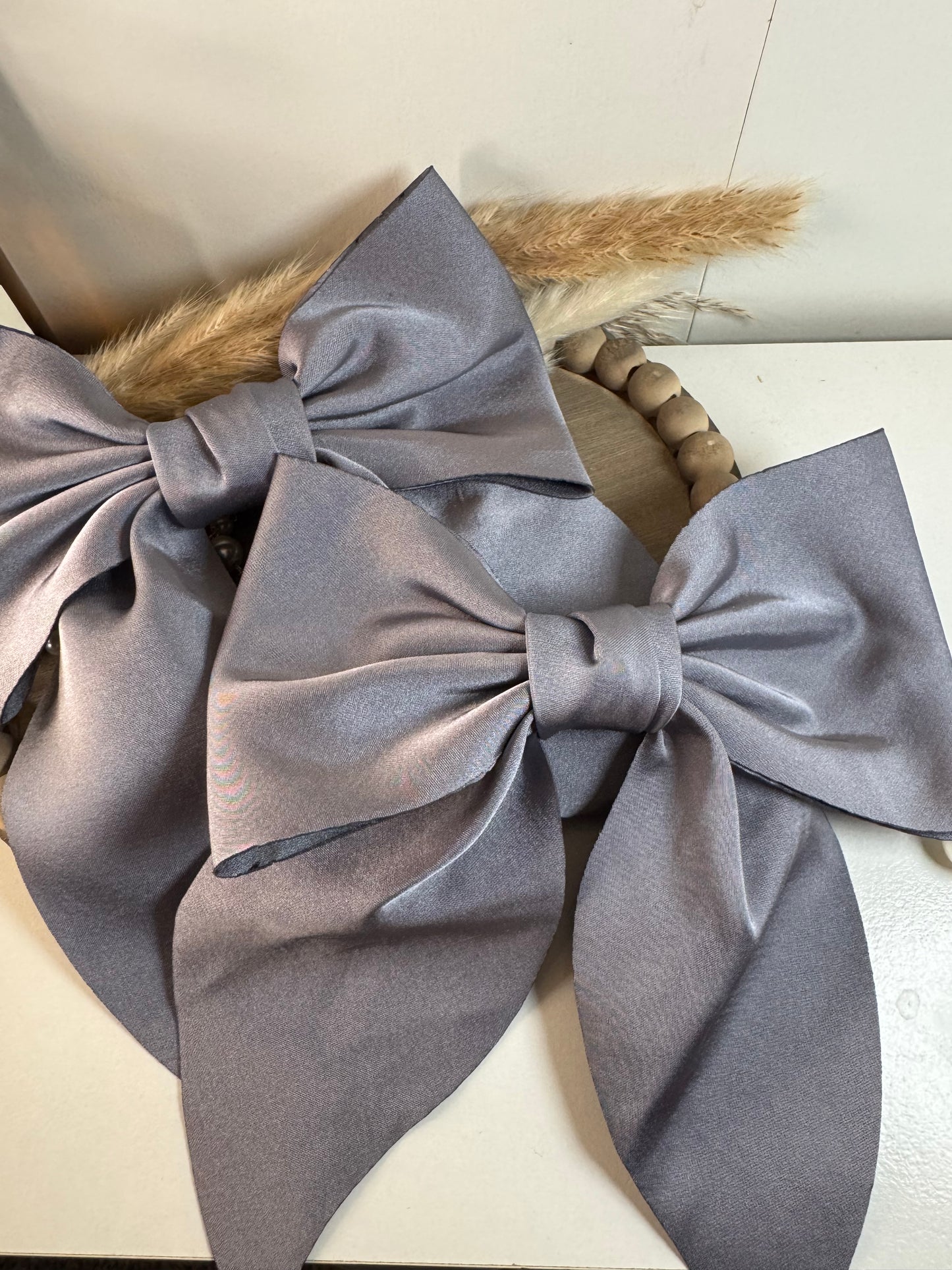 Silver Bells Bow | Jumbo