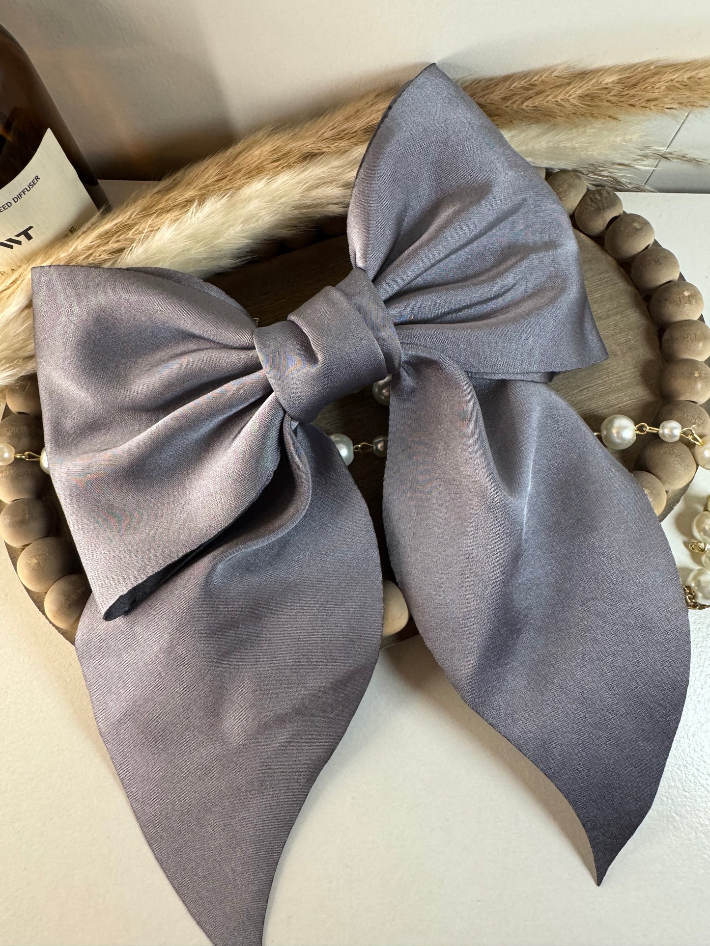 Silver Bells Bow | Jumbo