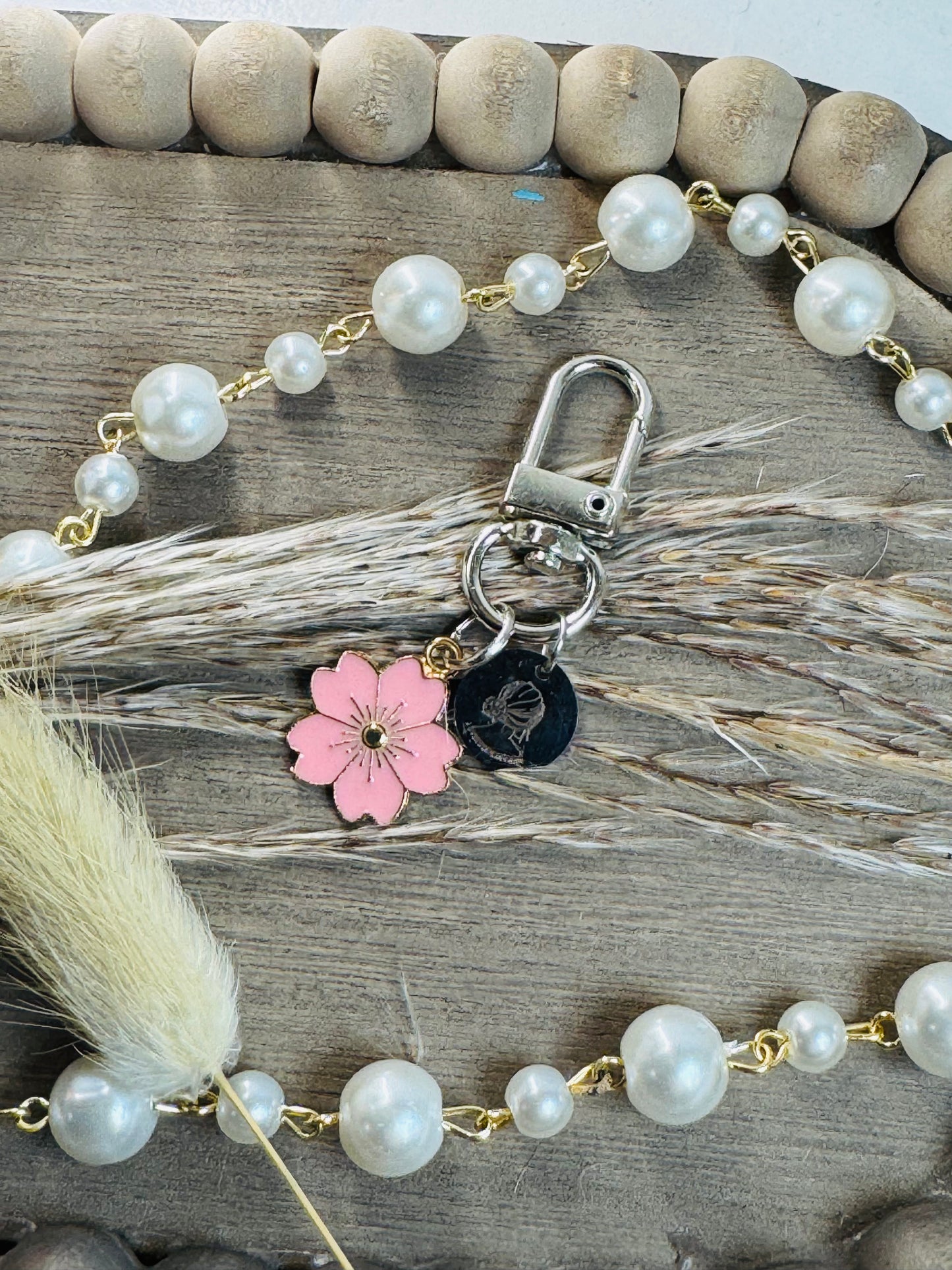 Sakura Keychain Clip