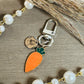 Carrot keychain clip