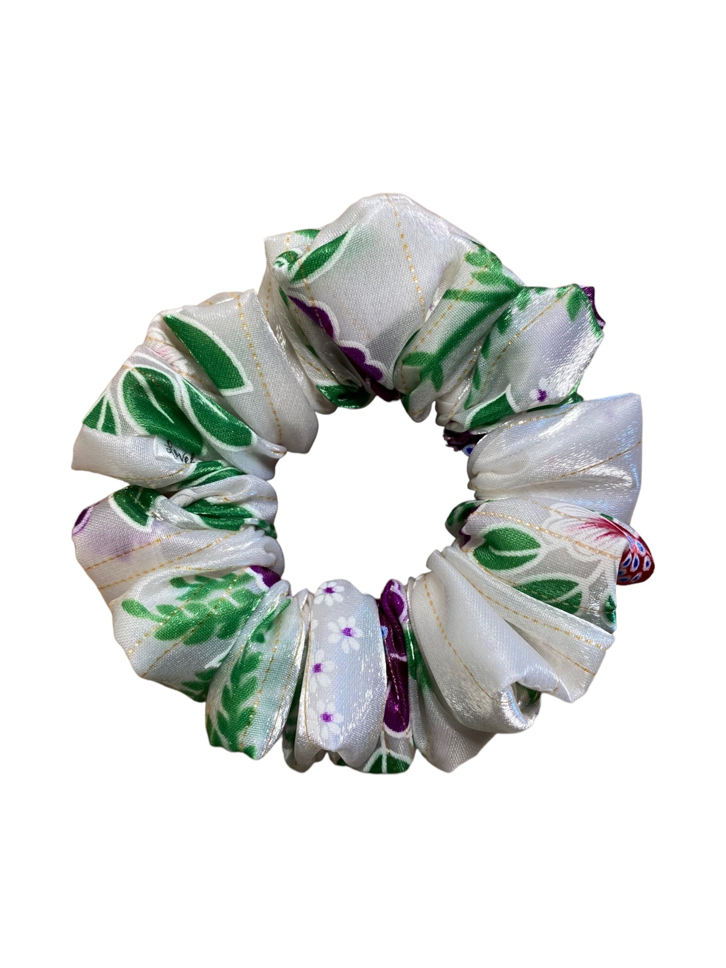 Dawb (White) - Hmong Inspired scrunchy