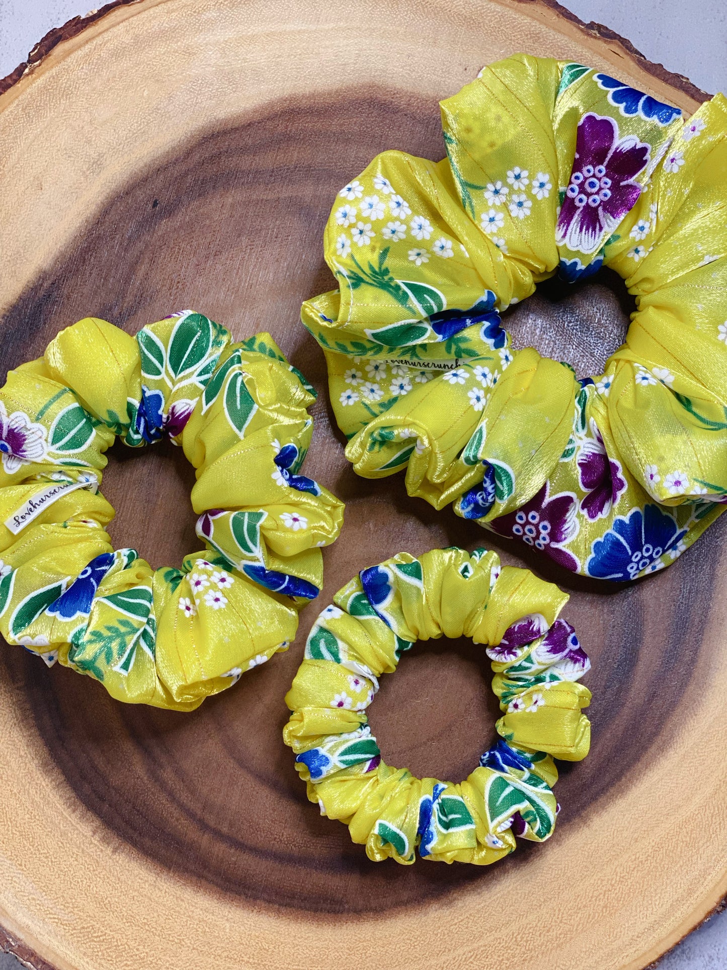 Amber Yellow - Hmong Inspired Scrunchy