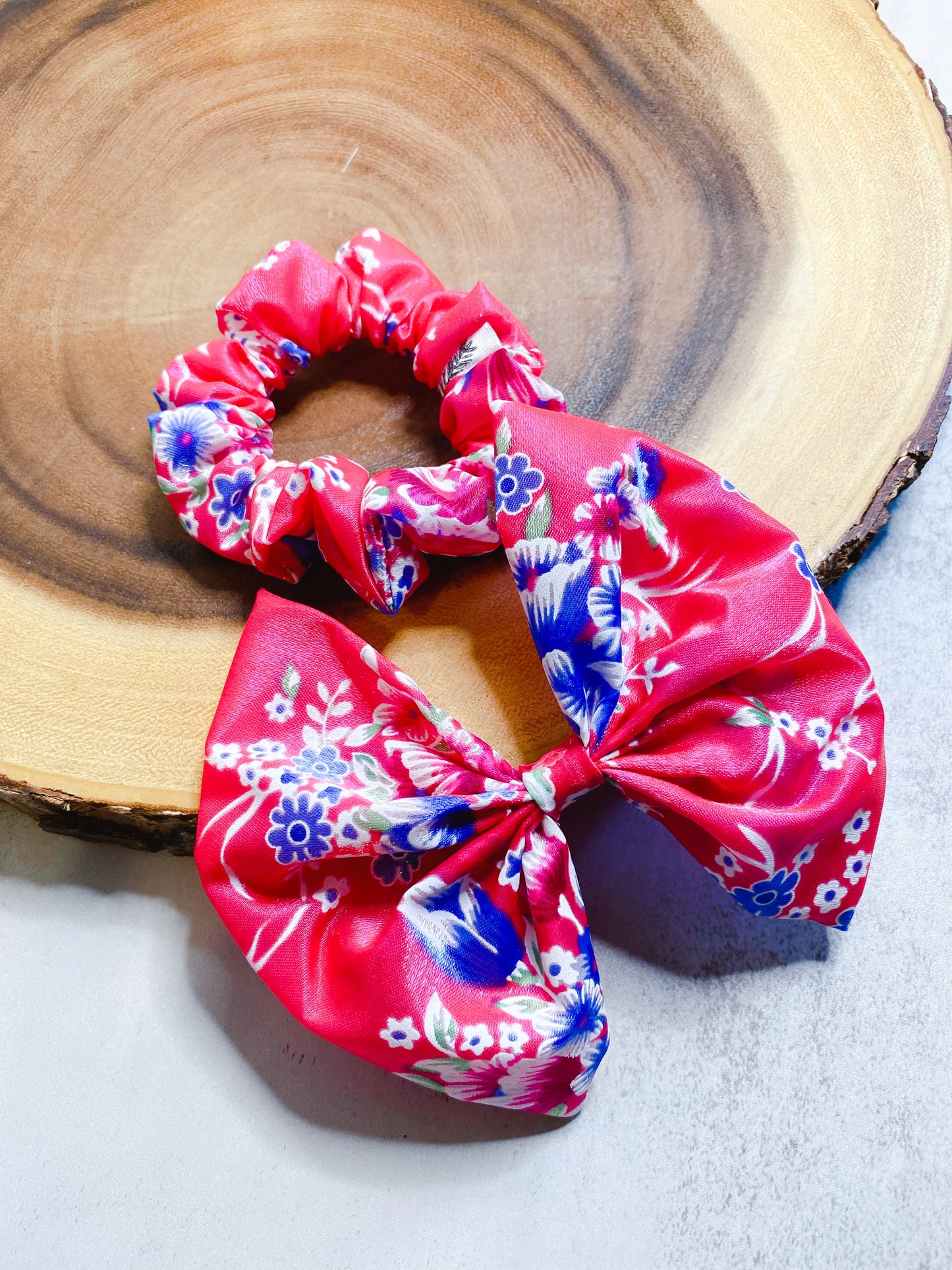 Girly - Hmong inspired bow & scrunchy