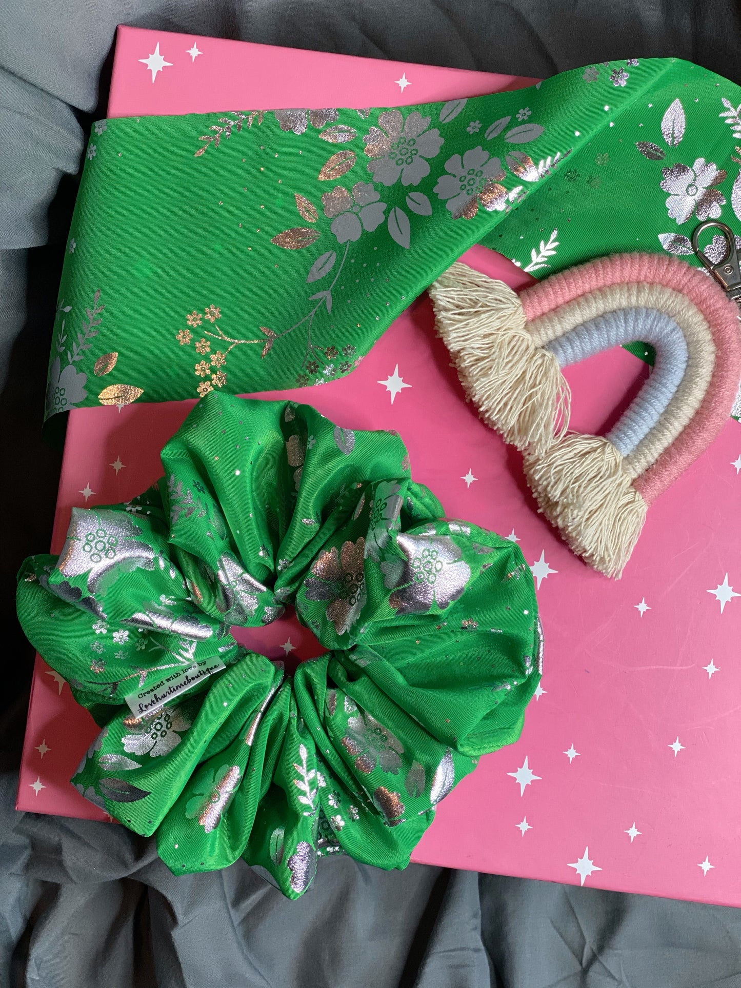 Green Lady - Hmong Inspired Scrunchy