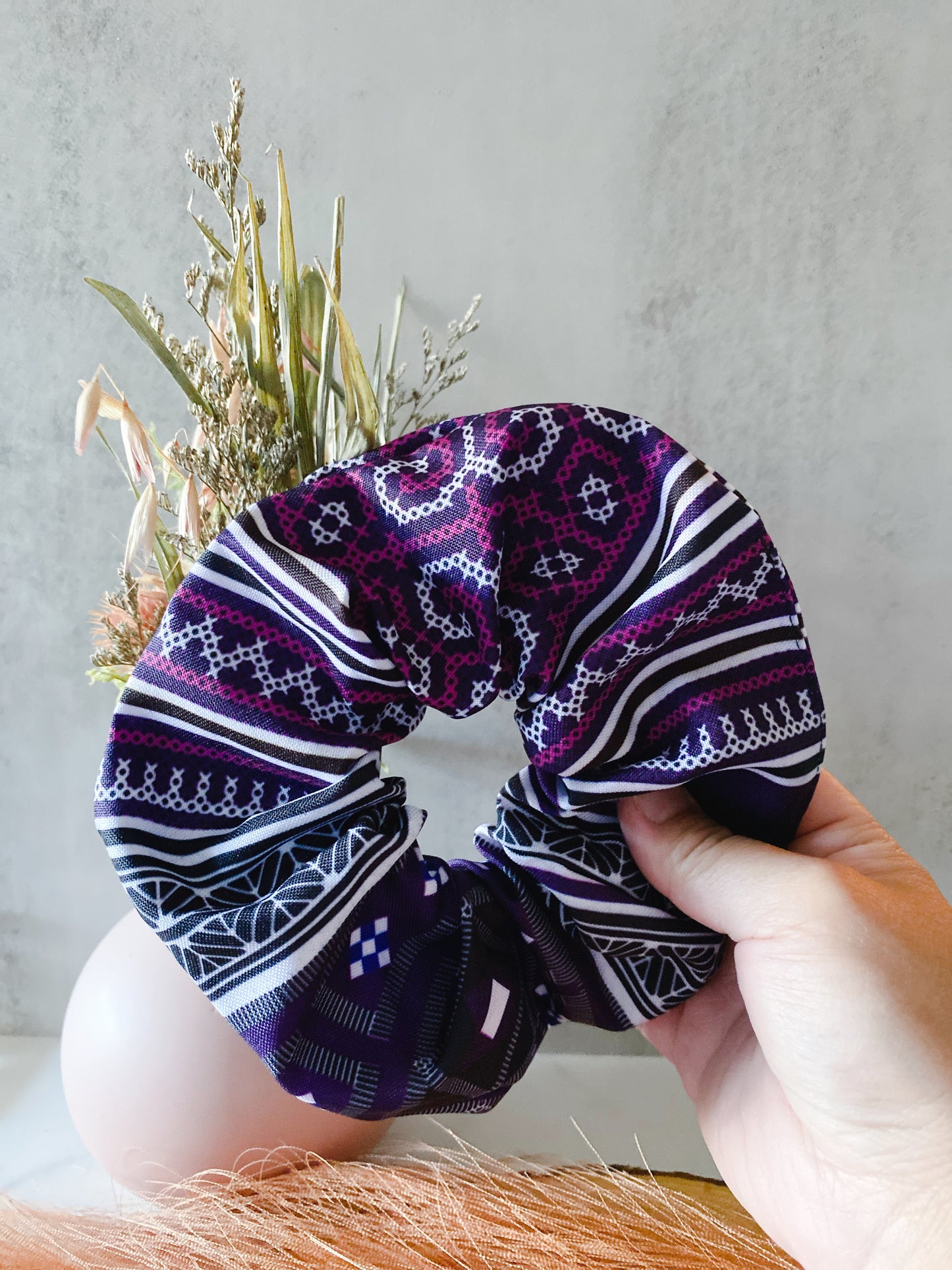 Pamela - Hmong inspired scrunchy