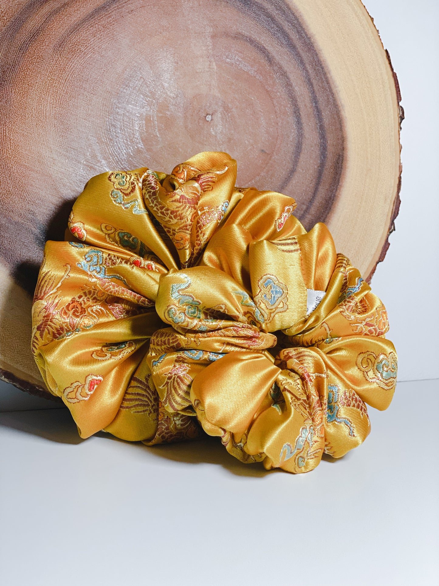 Yellow Dragon - Chinese/Lunar year inspired Scrunchy