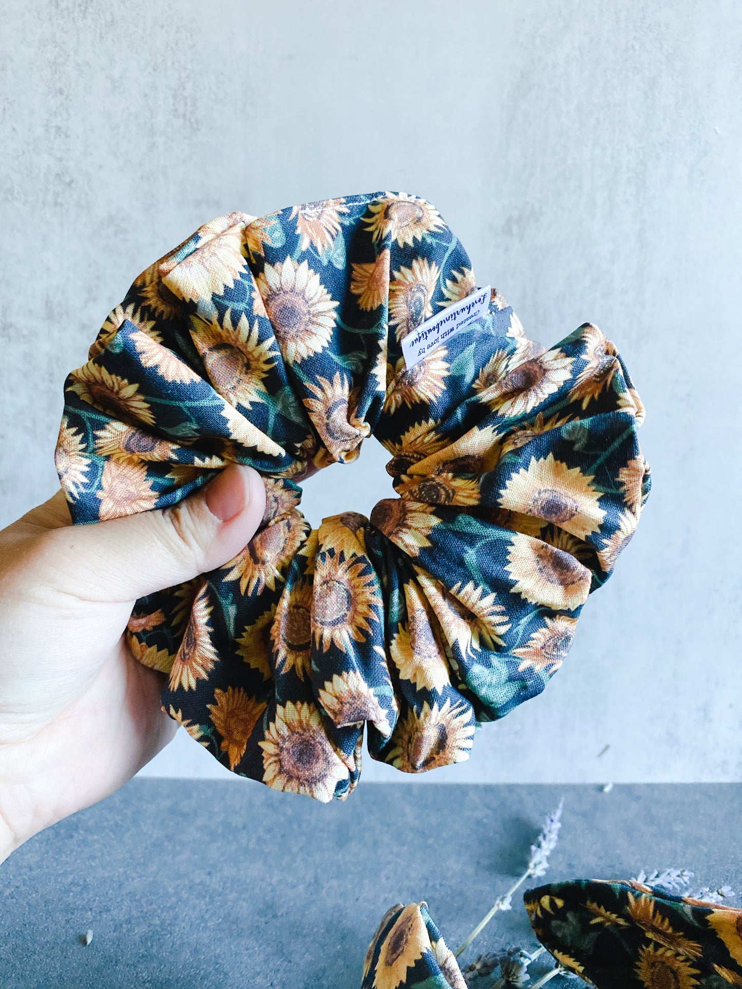 Sunflower - Headband/Scrunchy Bundle