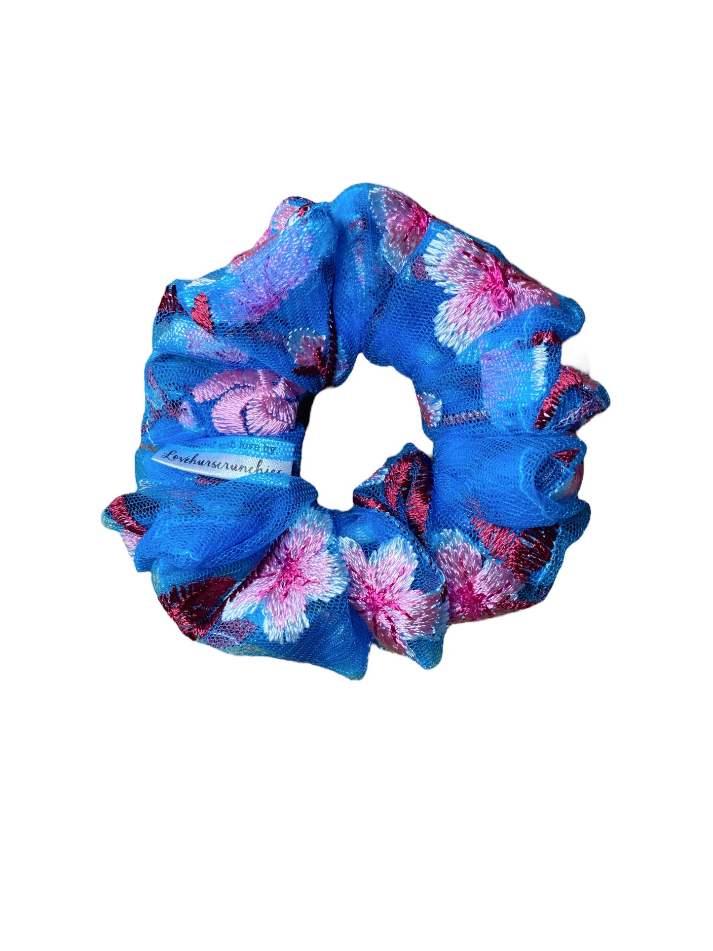 Ntsa Iab (something bright) - Hmong inspired scrunchy