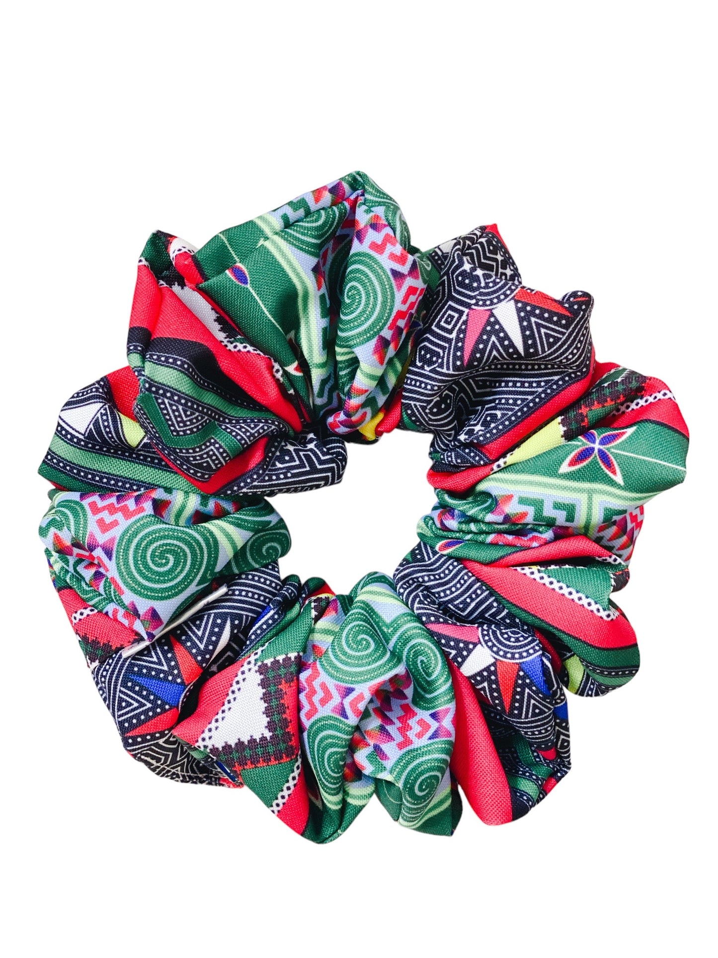 Jade - Hmong inspired scrunchy