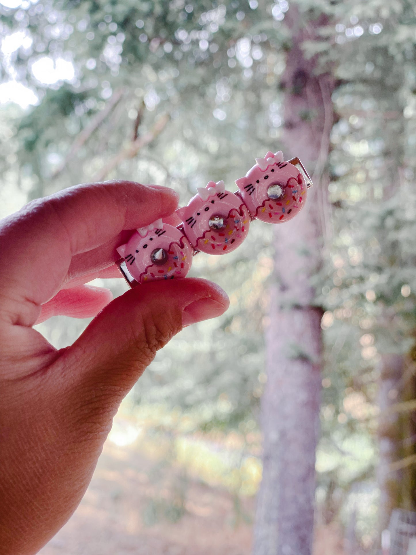 Kitty donut - Hair pin