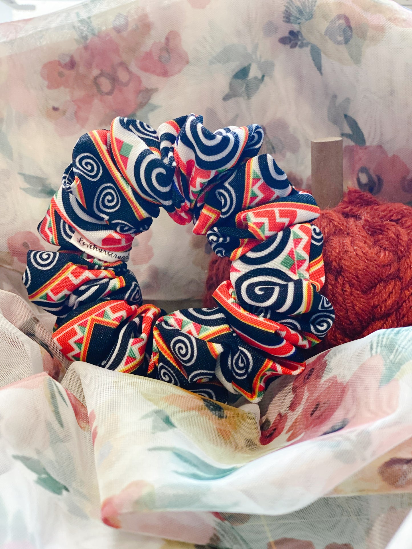 Cindy - Hmong-Inspired Scrunchy