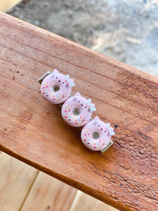 Kitty donut - Hair pin